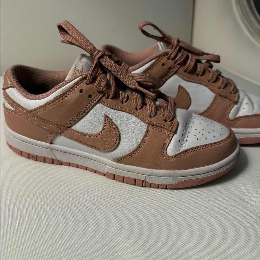 Nike Women's Athletic Shoes in White and Tan